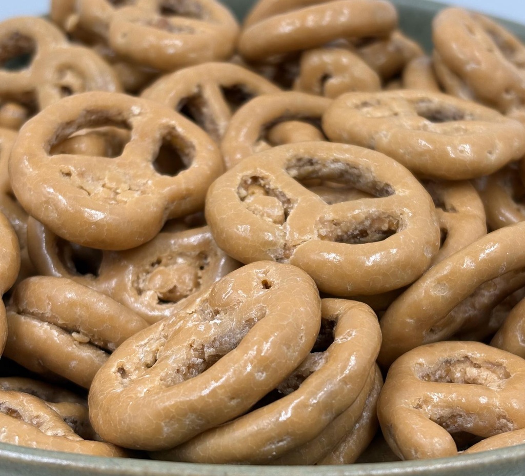 Pretzels con Chocolate, Caramelo y Sal Marina
