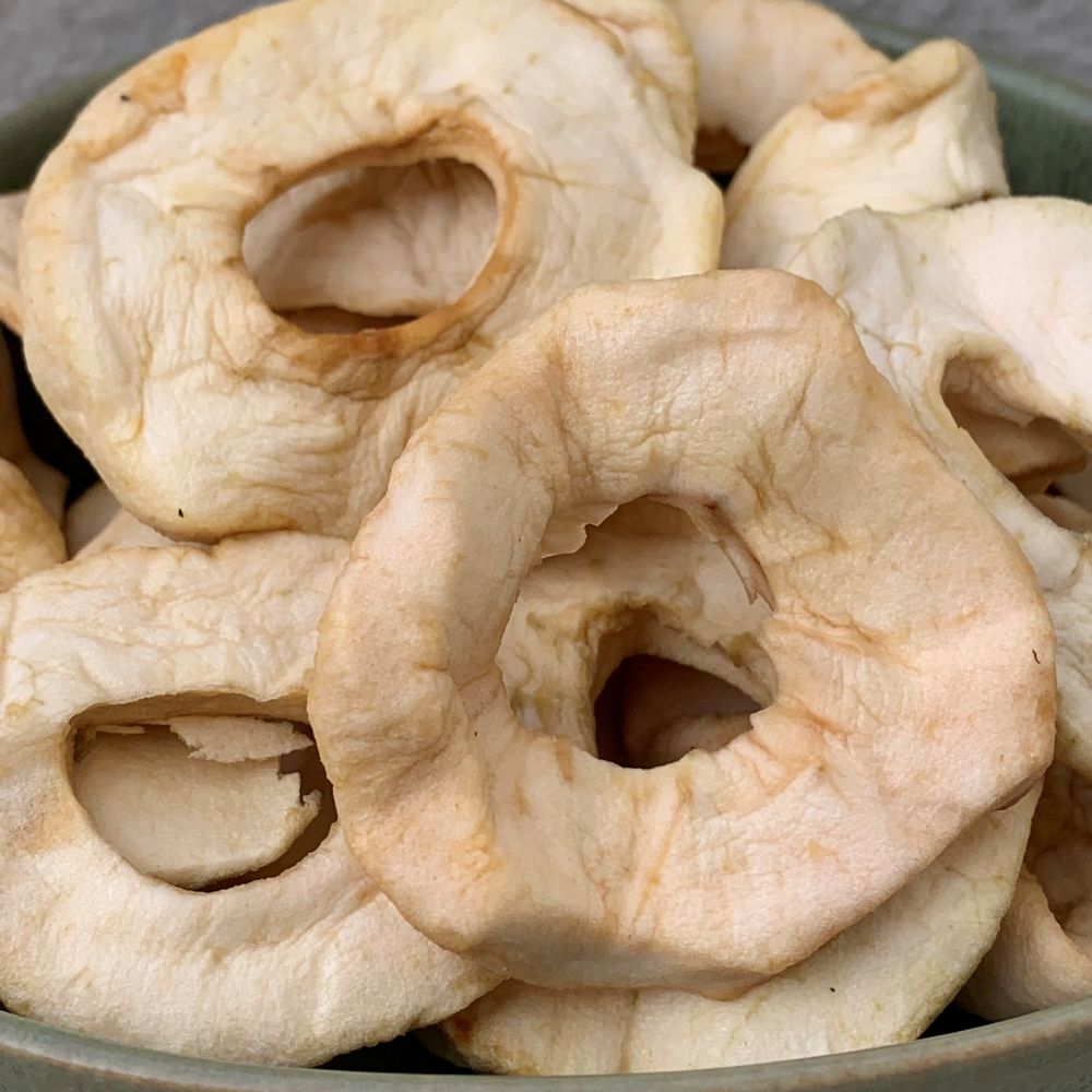 Manzana Deshidratada sin Azúcar