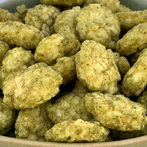 Galletas de Arroz con Curry Verde